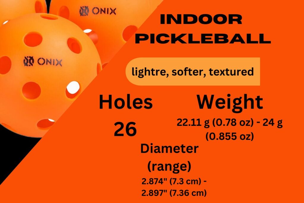 indoor Pickleball Specification