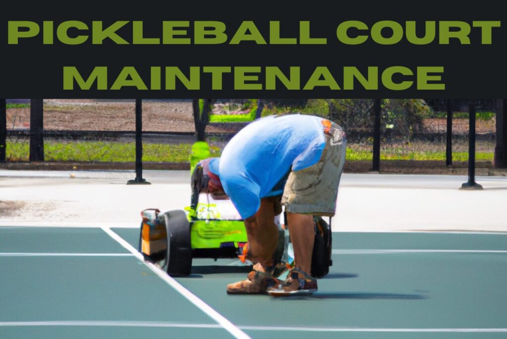 Pickleball Court Maintenance