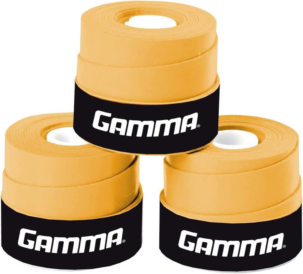 Gamma Sports Supreme OG, Tennis Overgrip, Pickleball, Squash, Badminton, and Racquetball Racquets, Grip for Hunting, Hockey, Baseball, Multiple Colors and Sizes, Versatile