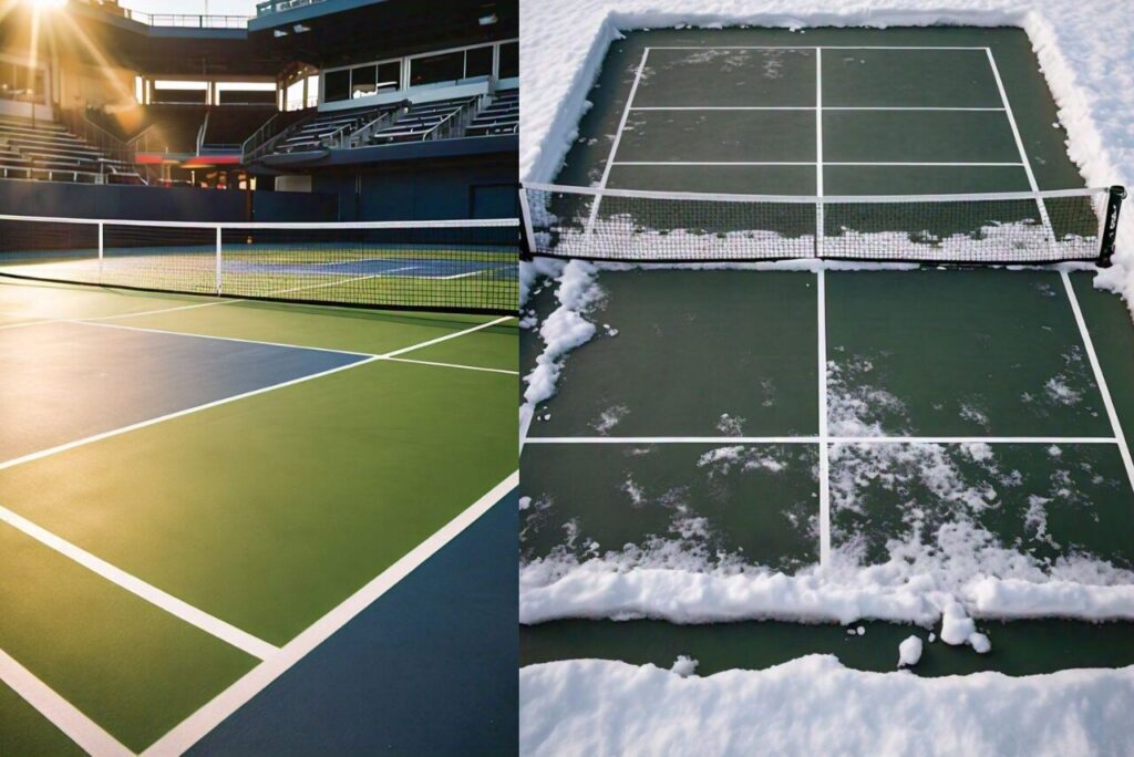 Pickleball in Extreme Weather: Tips for Heat and Cold