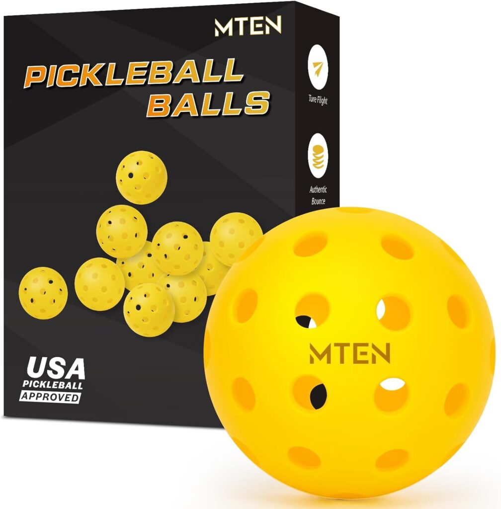 MTEN Outdoor Pickleballs - A Top Contender for Your Outdoor Game MTEN Outdoor Pickleballs - A Top Contender for Your Outdoor Game