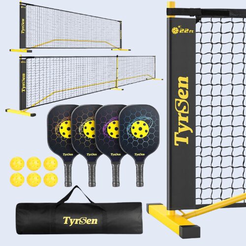 TYRSEN Pickleball Set with Net