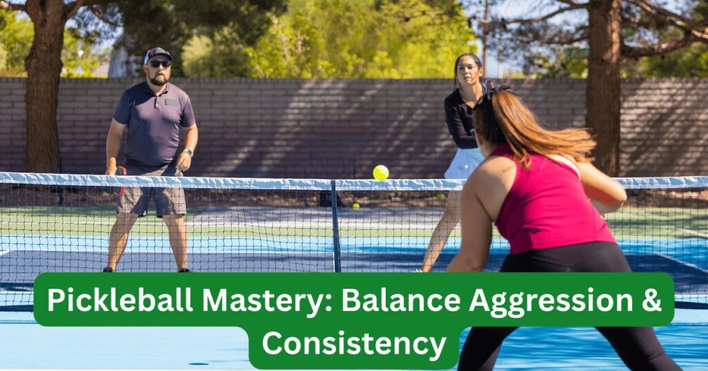 Pickleball Mastery: Balance Aggression & Consistency