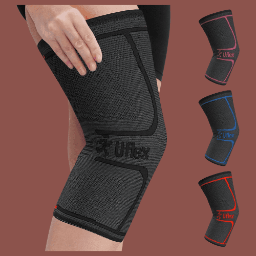 UFlex Athletics Compression Knee Brace for Pickleball Players UFlex Athletics Compression Knee Brace for Pickleball Players
